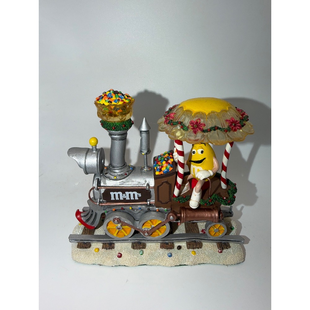 Danbury Mint M&M's Merry Metro Christmas Train 5 Piece Set Holiday Collectible - Picture 3 of 16